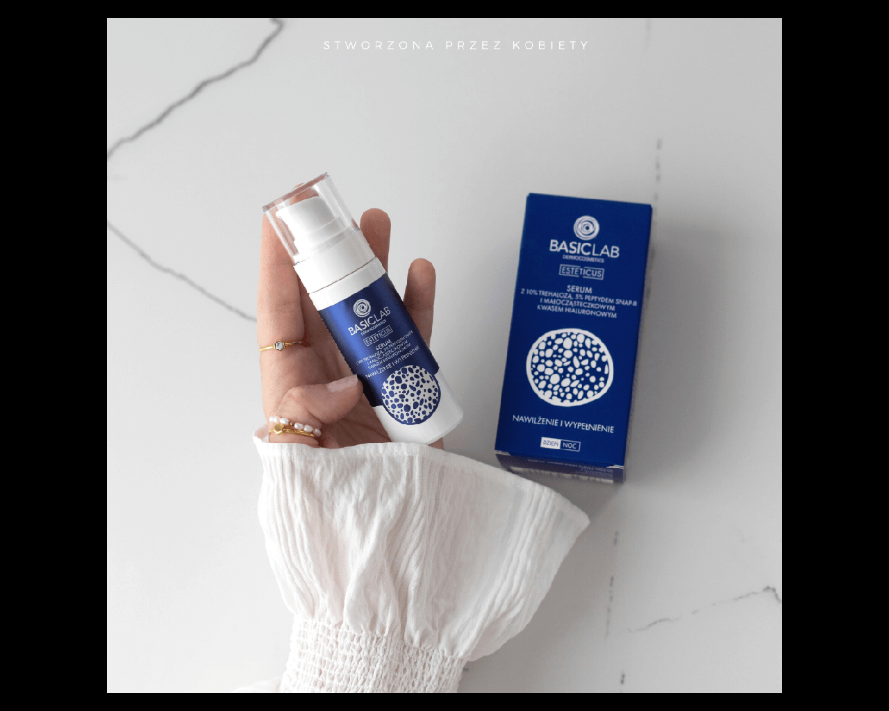 BasicLab Esteticus Hydration serum z 10 trehaloze, 5 Snap8 peptidov